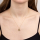 Elements 9 krt hanger Bee medaillon