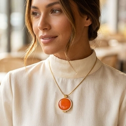 MY iMenso vergulde munt hanger
