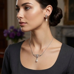 GL collier met crystalparel 065053