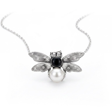 GL collier met vlinder  065271
