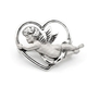 GL zilveren broche 035593