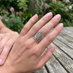 GL zilveren ring Libelle 015664