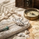 Zilveren schelp hanger of bedel van Raspini