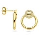 14 krt gouden oorstekers met dianant 0,0112 crt. GH-SI 1-2
