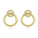 14 krt gouden oorstekers met dianant 0,0112 crt. GH-SI 1-2