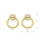 14 krt gouden oorstekers met dianant 0,0112 crt. GH-SI 1-2