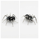 Zilveren spinbroche onyx spin blauw topaas Bruno da Rocha 54 gr.