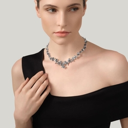 Giovanni Raspini zilveren collier vlinder 12602