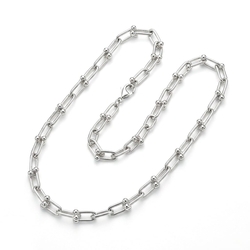 Zilveren ketting naar Tiffany ketting 43 cm massief 1e gehalte zilver