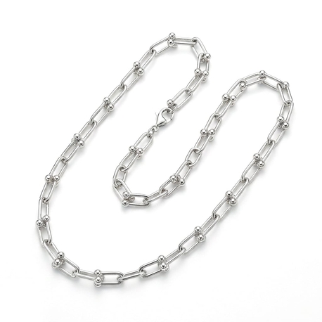 Zilveren ketting naar Tiffany ketting 43 cm massief 1e gehalte zilver