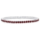 Gisser stretch tennisarmband rood