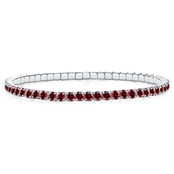 Gisser stretch tennisarmband rood