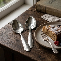 Zilveren pasteischeppen biedermeier