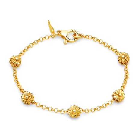 Giovanni Raspini verguld armband Daisy Dot