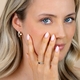 Zinzi bicolor zilveren ring bruin ZIR2880