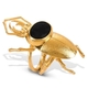 Bruno da Rocha verguld zilveren ring scarabee kever met onyx