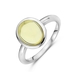 Zilveren ring lemonkwarts