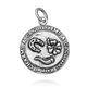 Zilveren amulet coin bedel Giovanni Raspini