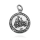 Giovanni Raspini zilveren bedel Sailboat Coin