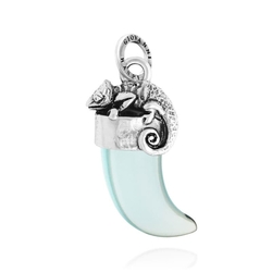 Giovanni Raspini zilveren bedel Chameleon Fang Charm