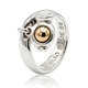Vintage zilveren ring Gio blue nieuwprijs 279,-
