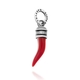 Giovanni Raspini zilveren charm tand rood