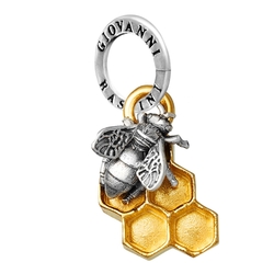 Giovanni Raspini bicolor zilveren hanger bij 11236