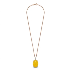 Tsars Collection rosé hanger warm geel kwarts