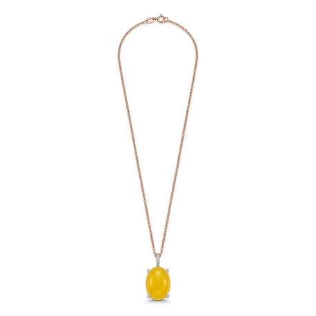 Tsars Collection rosé hanger warm geel kwarts