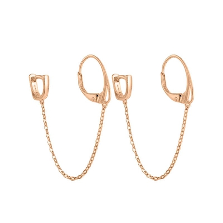 MY iMenso Carezza rosévergulde oorhangers Catena