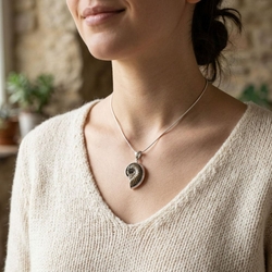 Starborn zilveren hanger met ammoniet