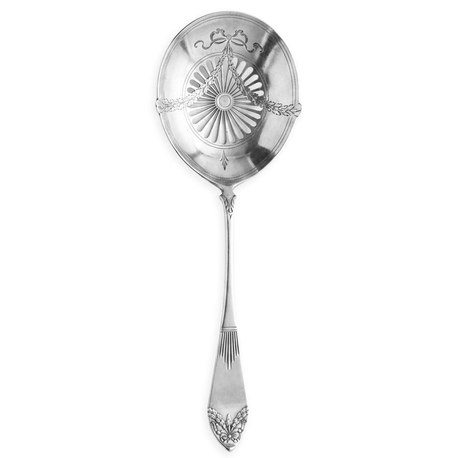 Zilveren natfruitschep art nouveau van Kempen rond 1900