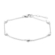 Zilveren armband met hartjes