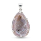 Zilveren hanger met agaatgeode, Starborn Creations