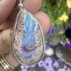 Zilveren hanger met agaatgeode, Starborn Creations