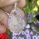 Zilveren hanger met agaatgeode, Starborn Creations