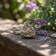 Hanger pyrite druzy zilver montuur