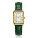 ZINZI Elegance bicolor horloge groen leren band ZIW1907G