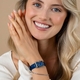 ZINZI Elegance horloge blauw leren band ZIW1955B