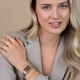 Elegance bicolor horloge bruine wijzerplaat ZIW1936 ZINZI