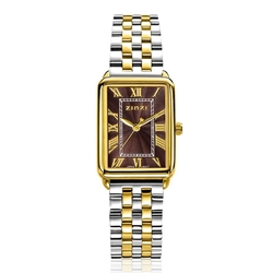 Elegance bicolor horloge bruine wijzerplaat ZIW1936 ZINZI