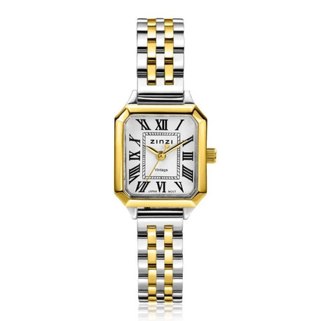 ZINZI vintagelook bicolor horloge ZIW2607