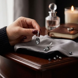 Creoli Carezza earhook Plano voor M&L stones