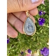 Verguld zilveren hanger druzy agaat