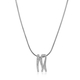 Mart Visser by ZINZI zilveren slangencollier met hanger MVC26