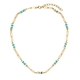 Julie Julsen verguld zilveren edelsteen ketting Loving Stones
