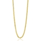 ZINZI verguld zilveren jasseron collier 42 cm