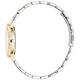 Julie Julsen bicolor stalen horloge met groene wijzerplaat Little Second