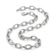 Christina  stalen schakelketting voor bedels