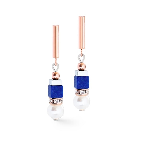 COEUR DE LION oorbellen 4354-21-0759 met lapis lazuli